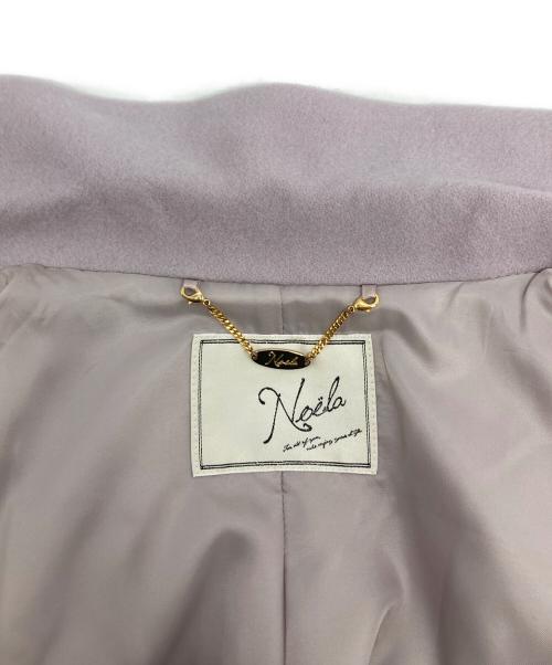 Noela（ノエラ）Noela (ノエラ) カラーバックプリーツウールトレンチコート / 5364501 パープル サイズ:Sの古着・服飾アイテム