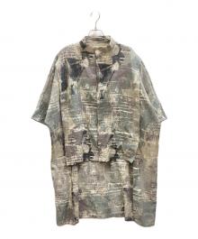 ERIKO YAMAGUCHI（エリコ ヤマグチ）の古着「Nomad Shirt Printed Wool Khadi/MK17730-NGYNO」｜アイボリー