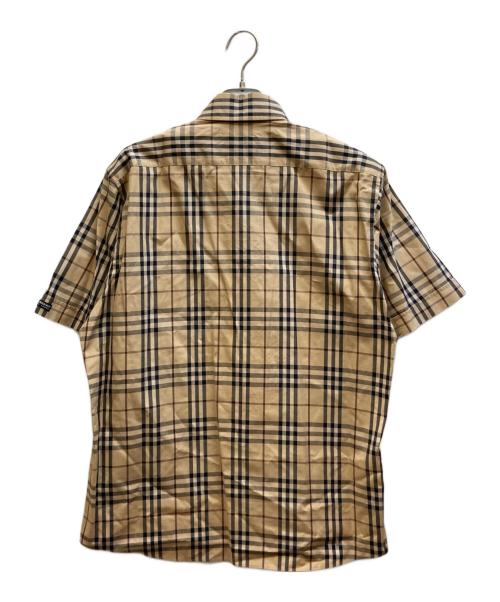 BURBERRY BLACK LABEL（バーバリーブラックレーベル）BURBERRY BLACK LABEL (バーバリーブラックレーベル) ノヴァチェックシャツ / BMW30-921-44 ベージュ サイズ:3の古着・服飾アイテム