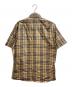 BURBERRY BLACK LABEL (バーバリーブラックレーベル) ノヴァチェックシャツ / BMW30-921-44 ベージュ サイズ:3：8000円