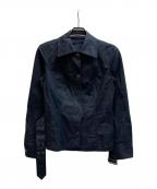 BURBERRY LONDONバーバリーロンドン）の古着「ベルテッドジャケット/FCA71-141-09」｜ブラック
