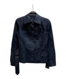 BURBERRY LONDON（バーバリーロンドン）の古着「ベルテッドジャケット/FCA71-141-09」｜ブラック