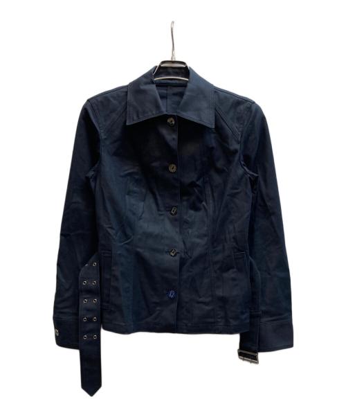 BURBERRY LONDON（バーバリーロンドン）BURBERRY LONDON (バーバリーロンドン) ベルテッドジャケット/FCA71-141-09 ブラック サイズ:38の古着・服飾アイテム