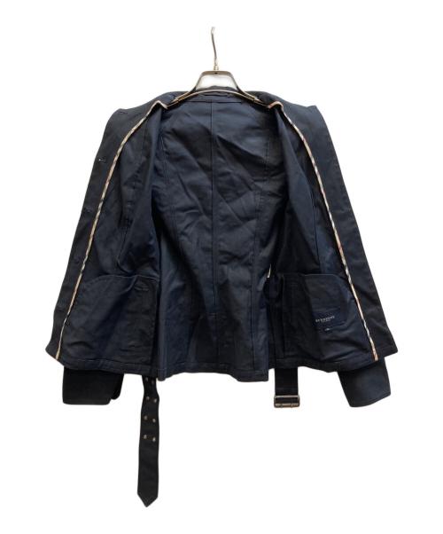 BURBERRY LONDON（バーバリーロンドン）BURBERRY LONDON (バーバリーロンドン) ベルテッドジャケット/FCA71-141-09 ブラック サイズ:38の古着・服飾アイテム