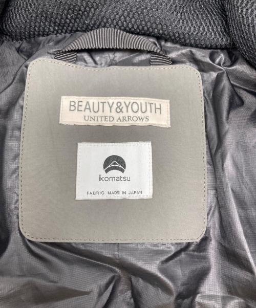 BEAUTY&YOUTH（ビューティーアンドユース）BEAUTY&YOUTH (ビューティーアンドユース) 小松マテーレ リラックスダウンジャケット/1225-114-0092 カーキ サイズ:Sの古着・服飾アイテム
