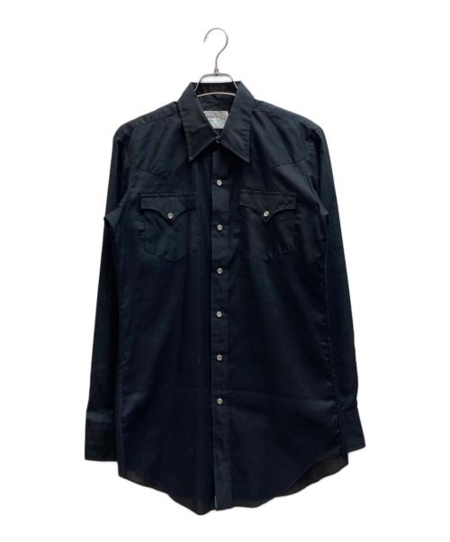 H BAR C（エイチバーシー）H BAR C (エイチバーシー) ウエスタンシャツ ブラック サイズ:36の古着・服飾アイテム