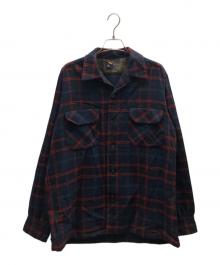 PENDLETON（ペンドルトン）の古着「オープンカラーシャツ」｜ネイビー