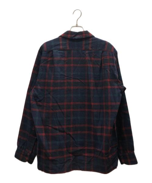 PENDLETON（ペンドルトン）PENDLETON (ペンドルトン) オープンカラーシャツ ネイビー サイズ:Mの古着・服飾アイテム