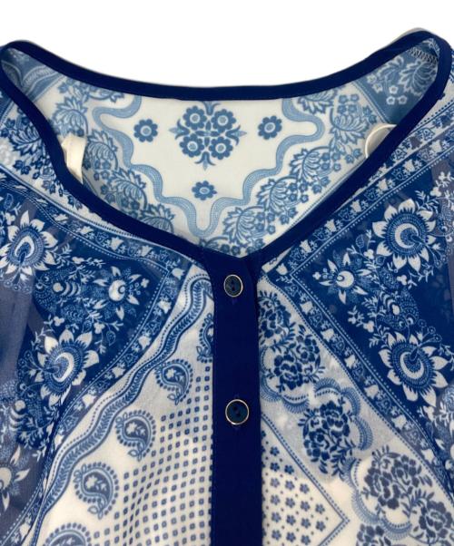 Diagram（ダイアグラム）Diagram (ダイアグラム) バンダナバイカラーワンピース/0321231164-00 ブルー サイズ:2の古着・服飾アイテム