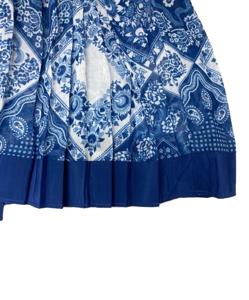 Diagram（ダイアグラム）Diagram (ダイアグラム) バンダナバイカラーワンピース/0321231164-00 ブルー サイズ:2の古着・服飾アイテム