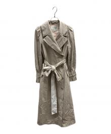 HER LIP TO（ハーリップトゥ）の古着「Belted Dress Trench Coat / 1231307001」｜ベージュ
