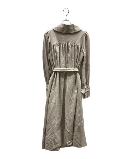 HER LIP TO（ハーリップトゥ）Her lip to (ハーリップトゥ) Belted Dress Trench Coat / 1231307001 ベージュ サイズ:Sの古着・服飾アイテム