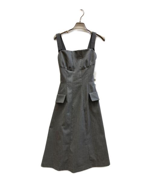 CELFORD（セルフォード）CELFORD (セルフォード) ベアワンピース/CWF0181058 グレー サイズ:36の古着・服飾アイテム
