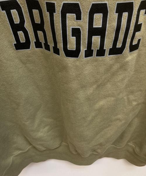 CHALLENGER（チャレンジャー）CHALLENGER (チャレンジャー) カレッジロゴスウェット カーキ サイズ:XLの古着・服飾アイテム