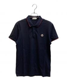 MONCLER（モンクレール）の古着「MANICA CORTAポロシャツ」｜ネイビー