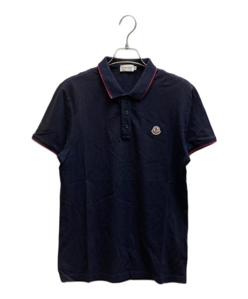 MONCLER（モンクレール）MONCLER (モンクレール) MANICA CORTAポロシャツ ネイビー サイズ:Mの古着・服飾アイテム
