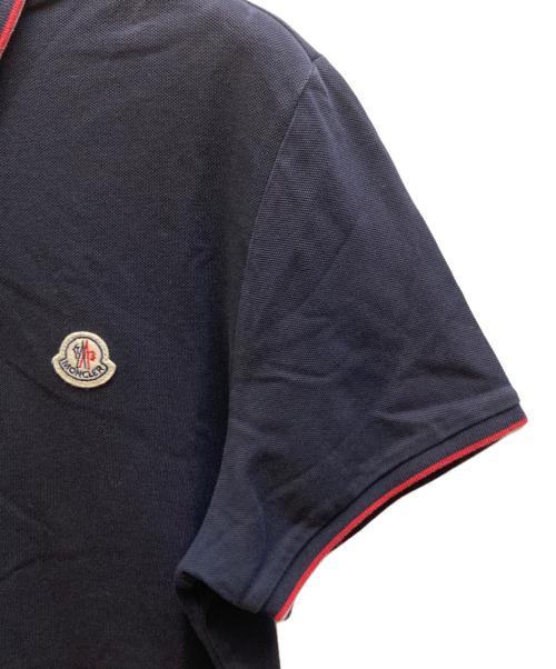 MONCLER（モンクレール）MONCLER (モンクレール) MANICA CORTAポロシャツ ネイビー サイズ:Mの古着・服飾アイテム