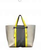 FURLAフルラ）の古着「Man Giove TOTE」｜イエロー×ベージュ