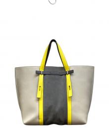 FURLA（フルラ）の古着「Man Giove TOTE」｜イエロー×ベージュ
