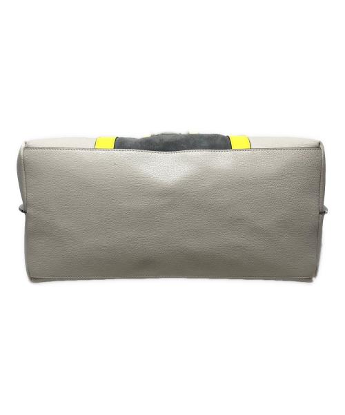 FURLA（フルラ）FURLA (フルラ) Man Giove TOTE イエロー×ベージュの古着・服飾アイテム