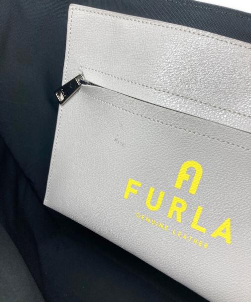 FURLA（フルラ）FURLA (フルラ) Man Giove TOTE イエロー×ベージュの古着・服飾アイテム