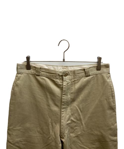 US ARMY（ユーエスアーミー）US ARMY (ユーエスアーミー) 60'sチノパン ベージュ サイズ:34×33の古着・服飾アイテム