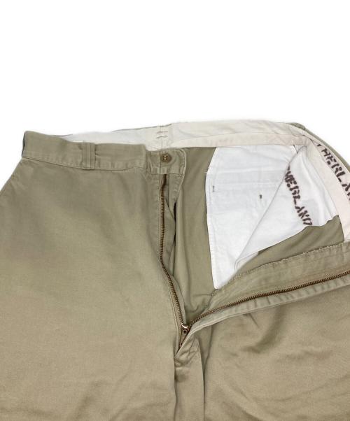 US ARMY（ユーエスアーミー）US ARMY (ユーエスアーミー) 60'sチノパン ベージュ サイズ:34×33の古着・服飾アイテム
