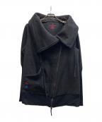 Vivienne Westwood RED LABELヴィヴィアンウエストウッドレッドレーベル）の古着「フリースジャケット/16-03-342002」｜ブラック