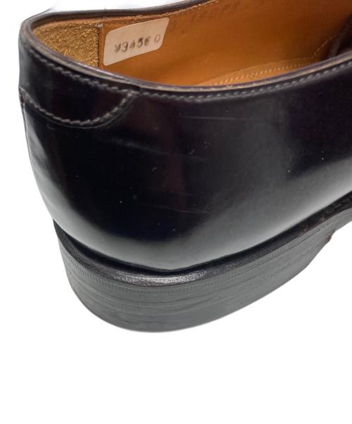 Jalan Sriwijaya（ジャランスリウァヤ）Jalan Sriwijaya (ジャランスリウァヤ) Vチップ ハイシャインレザー シューズ/98313 ブラウン サイズ:9の古着・服飾アイテム