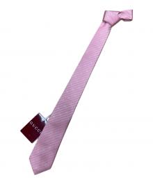 GUCCI（グッチ）の古着「インターロッキングG シルクジャカード ネクタイ/ 853352 4E009」｜ピンク