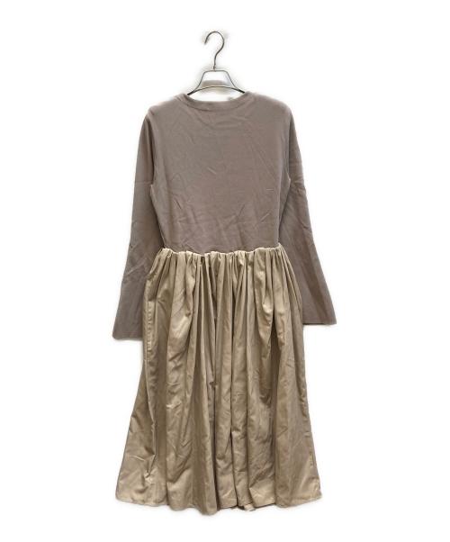 LOUNIE（ルーニー）LOUNIE (ルーニー) ニットドッキングワンピース / 13635120 ベージュ サイズ:38の古着・服飾アイテム