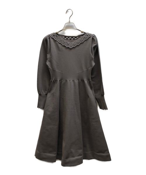 CELFORD（セルフォード）CELFORD (セルフォード) ホールガーメントワンピース / CWNO225035 グレー サイズ:36の古着・服飾アイテム