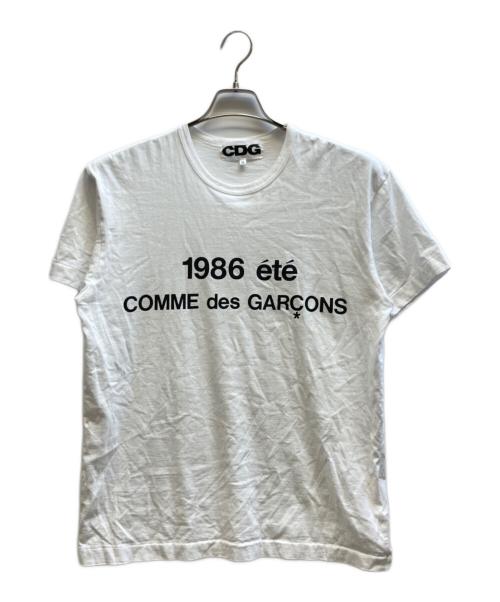 CDG（シーディージー）CDG (シーディージー) 1986 ete Tシャツ ホワイト サイズ:XLの古着・服飾アイテム