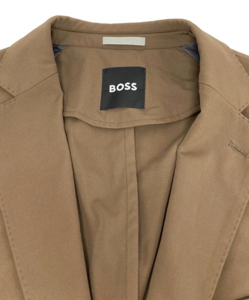 BOSS（ボス）BOSS (ボス) スリムフィットジャケット パフォーマンスストレッチジャージーセットアップ / P-Hanry-J-WG-233  ブラウン サイズ:IT56の古着・服飾アイテム