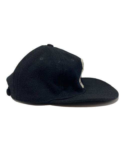 CDG（シーディージー）CDG (シーディージー) EBBETS FIELD FLANNELS (エベッツフィールドフランネルズ) キャップ ブラックの古着・服飾アイテム