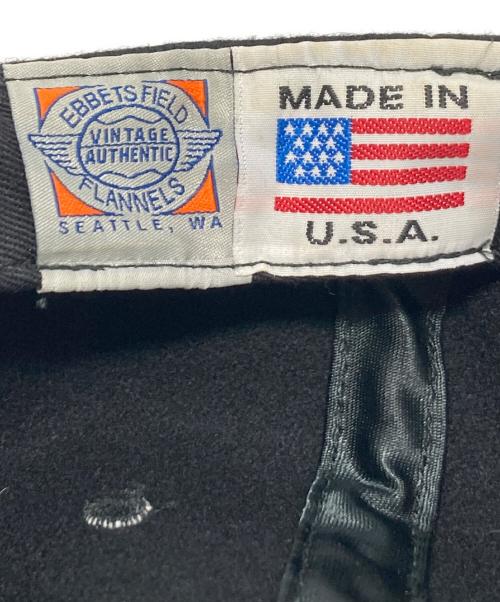 CDG（シーディージー）CDG (シーディージー) EBBETS FIELD FLANNELS (エベッツフィールドフランネルズ) キャップ ブラックの古着・服飾アイテム