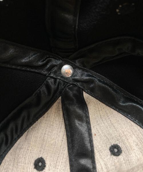 CDG（シーディージー）CDG (シーディージー) EBBETS FIELD FLANNELS (エベッツフィールドフランネルズ) キャップ ブラックの古着・服飾アイテム