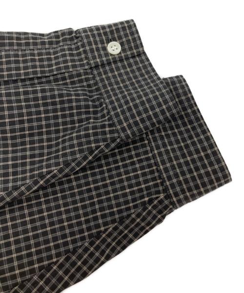 JOURNAL STANDARD relume（ジャーナルスタンダード レリューム）JOURNAL STANDARD relume (ジャーナルスタンダード レリューム) オーガニックコットンチェックドロストシャツ ブラック サイズ:FREEの古着・服飾アイテム
