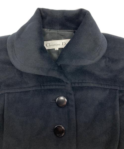 Christian Dior（クリスチャン ディオール）Christian Dior (クリスチャン ディオール) アンゴラコート/MD00N6070 ブラック サイズ:Mの古着・服飾アイテム