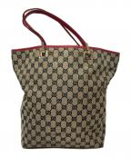 GUCCIグッチ）の古着「GGキャンバストートバッグ/002・1098」｜ベージュ