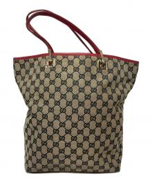 GUCCI（グッチ）の古着「GGキャンバストートバッグ/002・1098」｜ベージュ