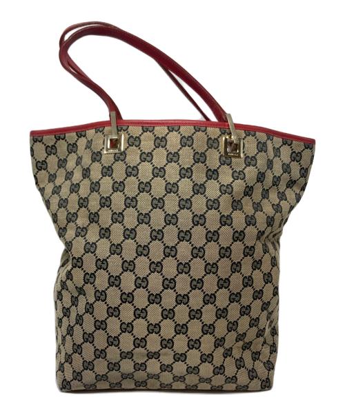GUCCI（グッチ）GUCCI (グッチ) GGキャンバストートバッグ/002・1098 ベージュ サイズ:-の古着・服飾アイテム