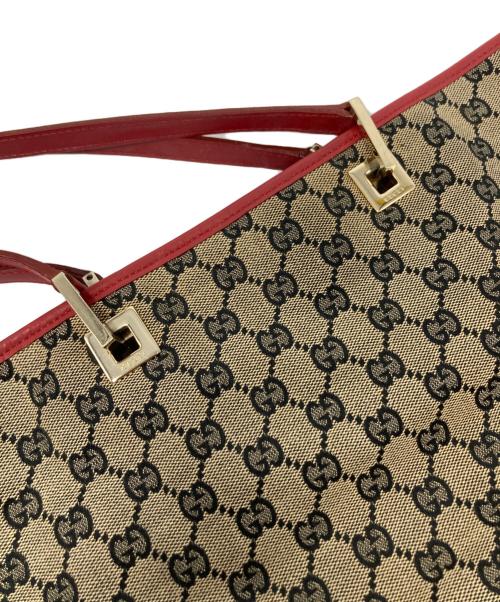 GUCCI（グッチ）GUCCI (グッチ) GGキャンバストートバッグ/002・1098 ベージュ サイズ:-の古着・服飾アイテム