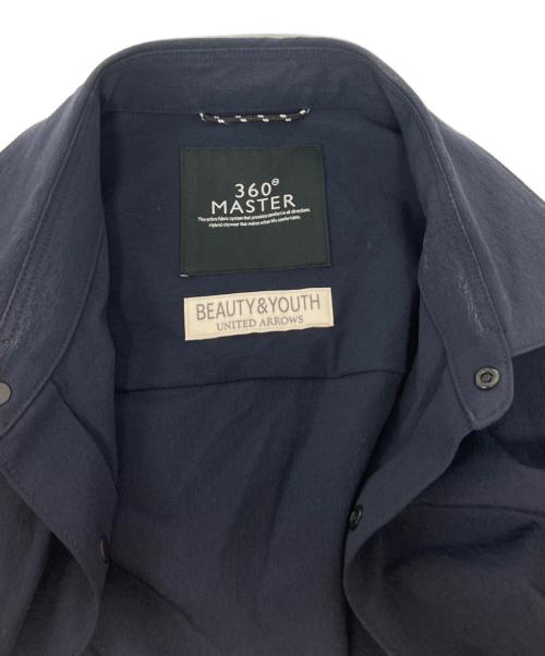 BEAUTY&YOUTH（ビューティーアンドユース）BEAUTY&YOUTH (ビューティーアンドユース) 360°MASTER スナップシャツブルゾン/1225-144-0117 ネイビー サイズ:Mの古着・服飾アイテム