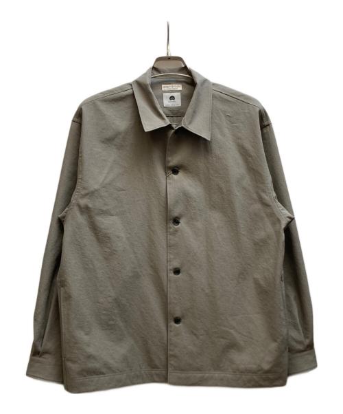 BEAUTY&YOUTH（ビューティーアンドユース）BEAUTY&YOUTH (ビューティーアンドユース) KOMATSU PACK オーバー キャンプカラー シャツ/1211-126-8382 グレー サイズ:Mの古着・服飾アイテム