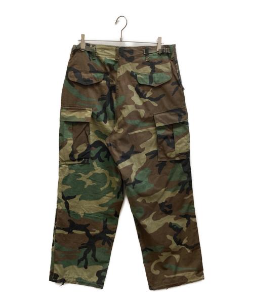 US ARMY（ユーエスアーミー）US ARMY (ユーエスアーミー) M-65 Trousers WOODLAND CAMO / 8415-099-7858 グリーン サイズ:MEDIUM-REGULARの古着・服飾アイテム