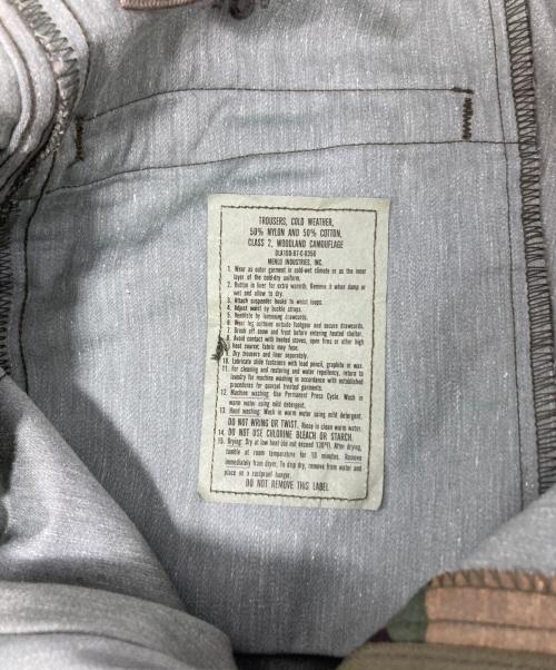 US ARMY（ユーエスアーミー）US ARMY (ユーエスアーミー) M-65 Trousers WOODLAND CAMO / 8415-099-7858 グリーン サイズ:MEDIUM-REGULARの古着・服飾アイテム