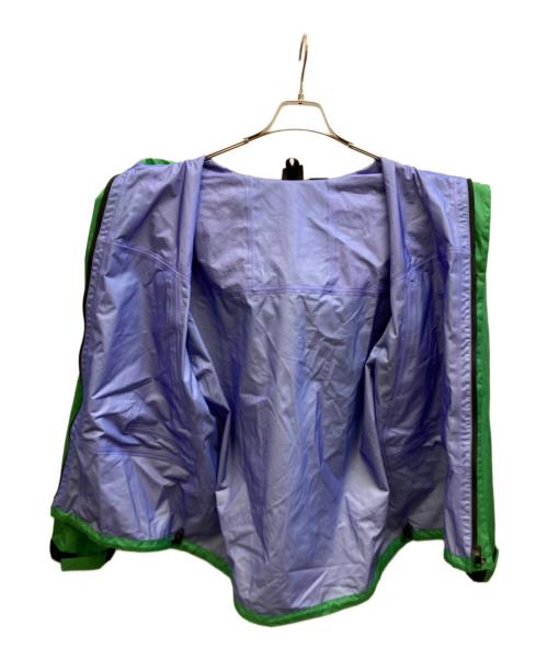 THE NORTH FACE（ザ ノース フェイス）THE NORTH FACE (ザ ノース フェイス) Mountain Raintex Jacke/NP12333 ブラック×グリーン サイズ:Lの古着・服飾アイテム