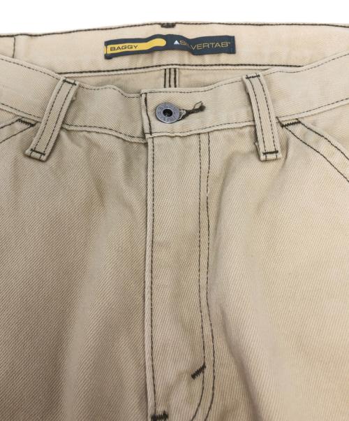 LEVI'S（リーバイス）LEVI'S (リーバイス) シルバータブ バギー カーペンターパンツ ベージュ サイズ:W30の古着・服飾アイテム