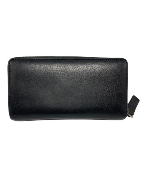 GUCCI（グッチ）GUCCI (グッチ) アニマリエレザージップアラウンドウォレット/523667/アニマリエ ブラックの古着・服飾アイテム